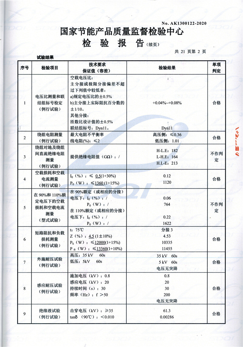 高低压试验报告-S11-1250房山房山房山油浸式变压器-2.jpg